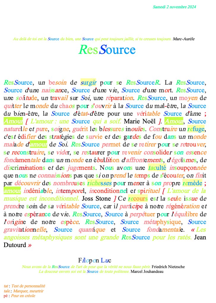 ressource